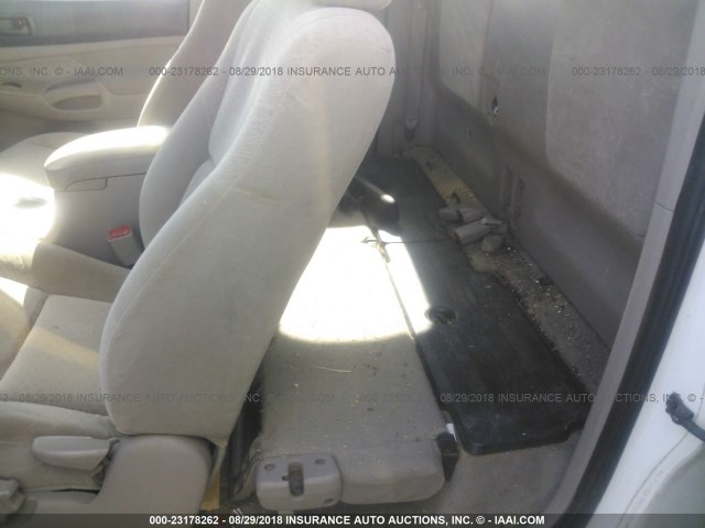 5TETX22N25Z042884 - 2005 TOYOTA TACOMA ACCESS CAB Ақ фото 8