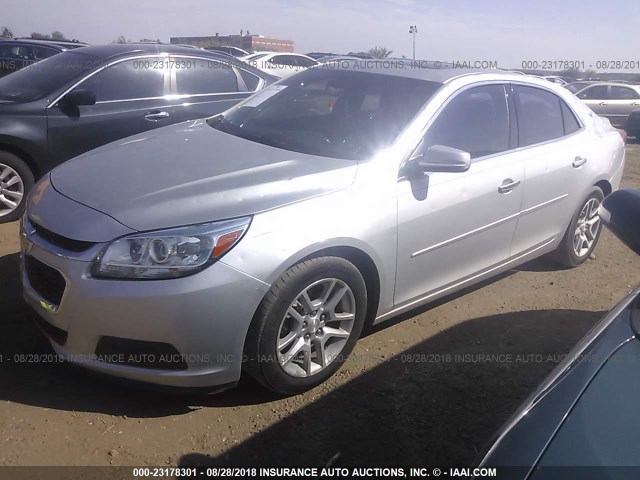 1G11C5SL9EF169723 - 2014 CHEVROLET MALIBU 1LT SILVER photo 2