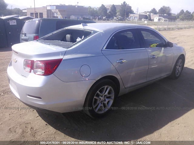 1G11C5SL9EF169723 - 2014 CHEVROLET MALIBU 1LT SILVER photo 4