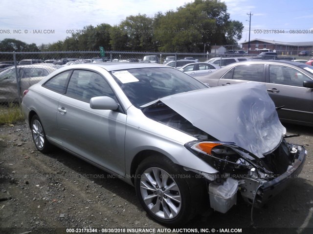 4T1CA38P54U011079 - 2004 TOYOTA CAMRY SOLARA SE/SLE ვერცხლისფერი ფოტო 1