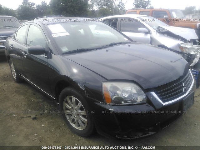 4A3AB36F69E028314 - 2009 MITSUBISHI GALANT ES BLACK photo 1