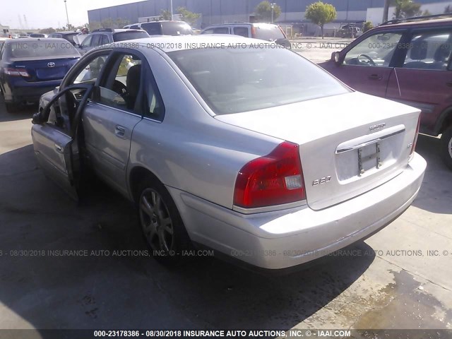 YV1TH592861433196 - 2006 VOLVO S80 2.5T SILVER photo 3