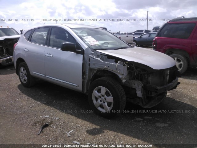 JN8AS5MT4BW564822 - 2011 NISSAN ROGUE S/SV/KROM SILVER photo 1