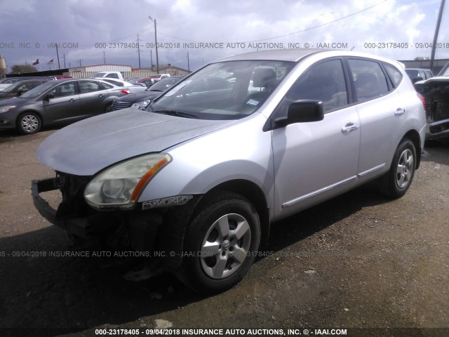 JN8AS5MT4BW564822 - 2011 NISSAN ROGUE S/SV/KROM SILVER photo 2