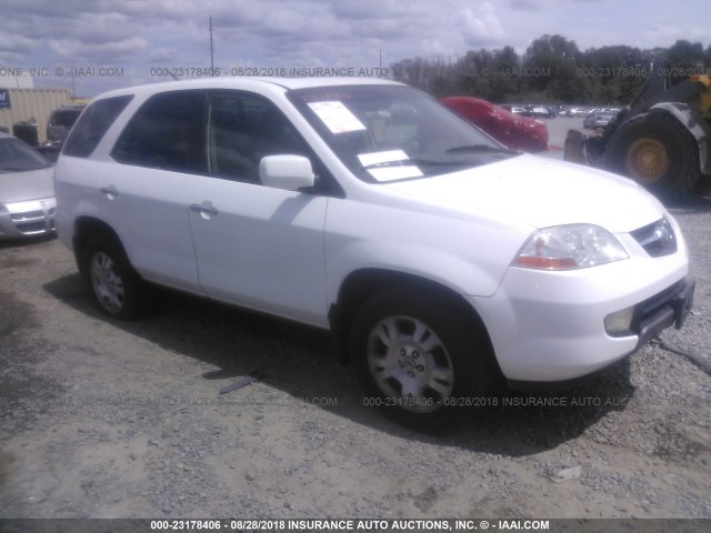 2HNYD18282H501553 - 2002 ACURA MDX WHITE photo 1