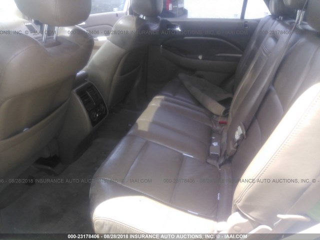 2HNYD18282H501553 - 2002 ACURA MDX WHITE photo 8