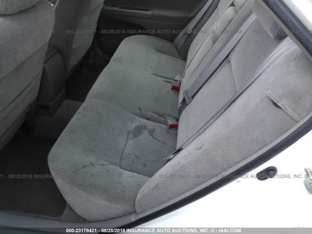 JTDBE32K130196500 - 2003 TOYOTA CAMRY LE/XLE WHITE photo 8