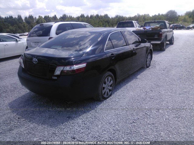 4T1BB46K38U031133 - 2008 TOYOTA CAMRY HYBRID BLACK photo 4