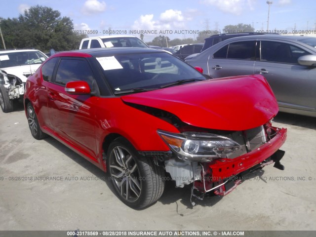 JTKJF5C76E3086860 - 2014 TOYOTA SCION TC წითელი ფოტო 1