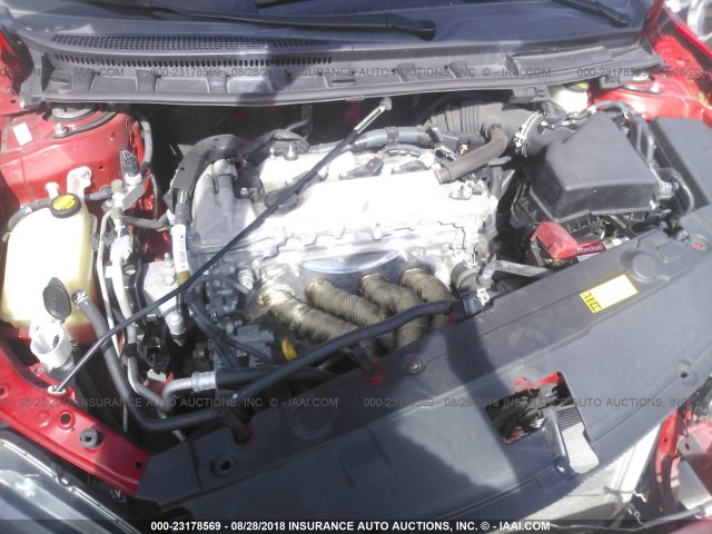 JTKJF5C76E3086860 - 2014 TOYOTA SCION TC წითელი ფოტო 10