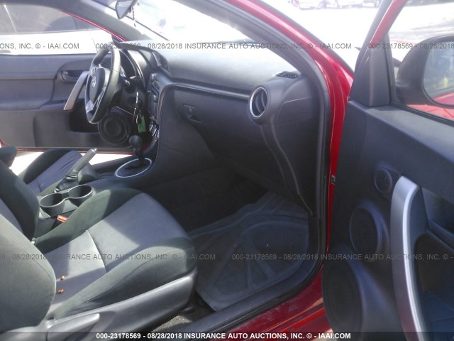 JTKJF5C76E3086860 - 2014 TOYOTA SCION TC წითელი ფოტო 5