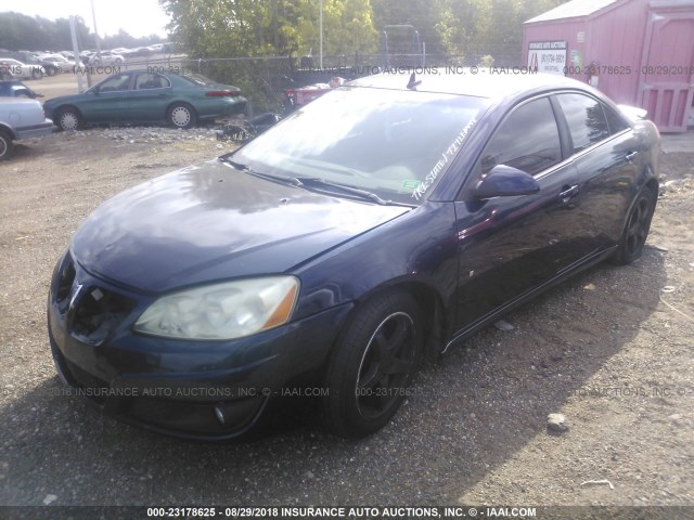 1G2ZJ57K094257114 - 2009 PONTIAC G6 BLUE photo 2