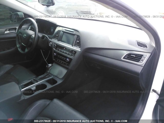 5NPE34AF0GH364231 - 2016 HYUNDAI SONATA SPORT/LIMITED WHITE photo 5
