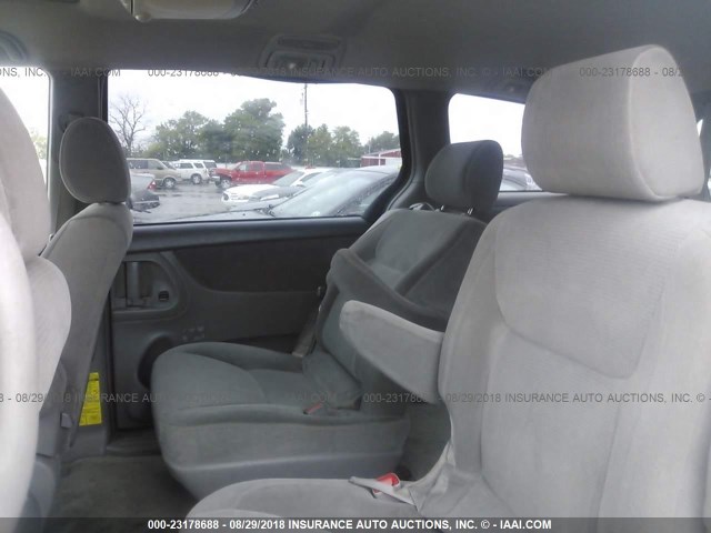 5TDZA23C65S236940 - 2005 TOYOTA SIENNA CE/LE GRAY photo 8