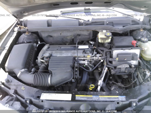 1G8AL52F44Z231439 - 2004 SATURN ION LEVEL 3 GRAY photo 10