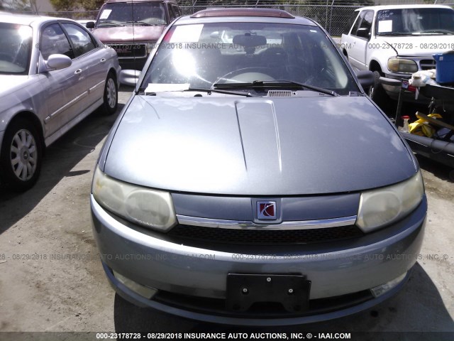 1G8AL52F44Z231439 - 2004 SATURN ION LEVEL 3 GRAY photo 6