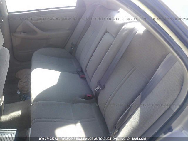 4T1BF28K01U130021 - 2001 TOYOTA CAMRY LE/XLE GOLD photo 8