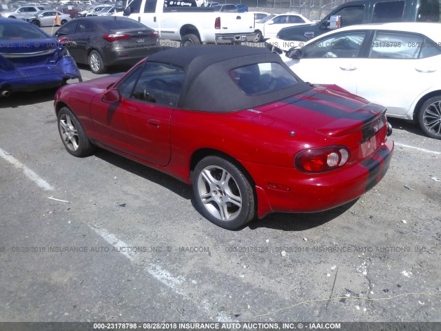 JM1NB353950410601 - 2005 MAZDA MX-5 MIATA LS RED photo 3