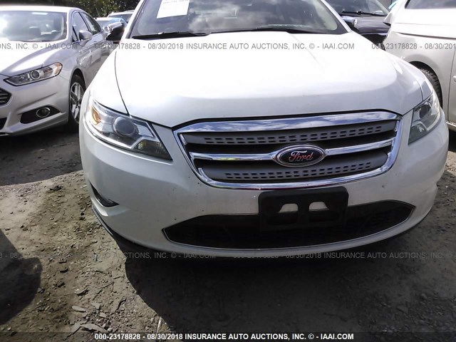 1FAHP2FW7AG109981 - 2010 FORD TAURUS LIMITED WHITE photo 6