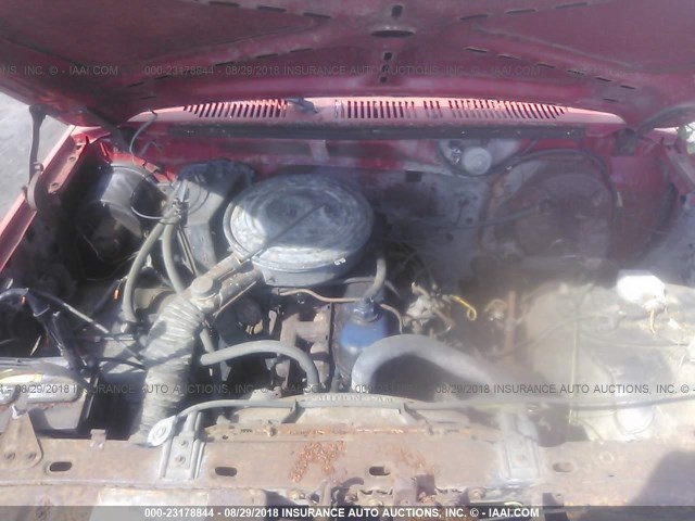 1FTEF26Y8DRA19698 - 1983 FORD F250 RED photo 10