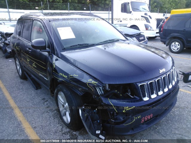 1J4NF1FB1BD188844 - 2011 JEEP COMPASS SPORT BLACK photo 1