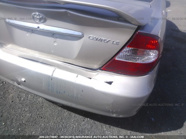 4T1BE32K12U573250 - 2002 TOYOTA CAMRY LE/XLE/SE 棕色 照片 6