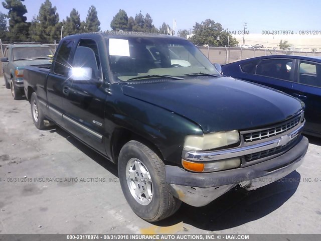 1GCEC19V01Z154528 - 2001 CHEVROLET SILVERADO C1500 GREEN photo 1