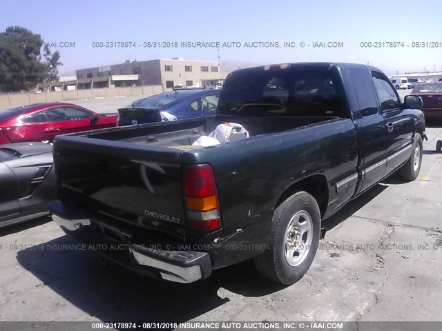 1GCEC19V01Z154528 - 2001 CHEVROLET SILVERADO C1500 GREEN photo 4