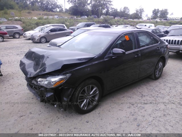 4T1BF1FK5HU280830 - 2017 TOYOTA CAMRY LE/XLE/SE/XSE 黑色 照片 2