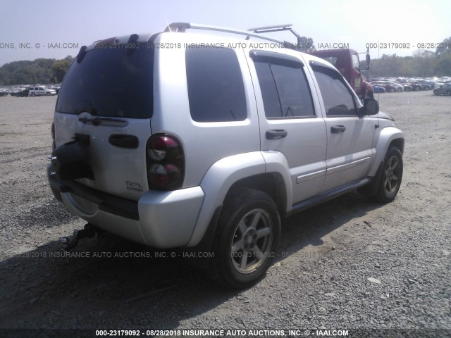 1J4GL58K95W511620 - 2005 JEEP LIBERTY LIMITED SILVER photo 4