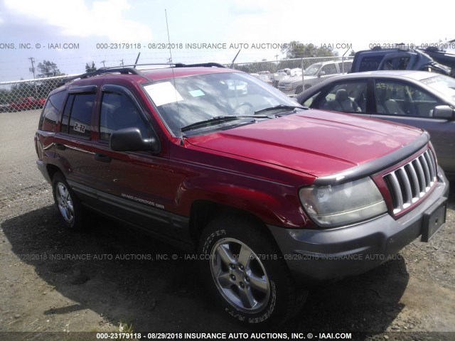 1J4GW48S34C298651 - 2004 JEEP GRAND CHEROKEE LAREDO/COLUMBIA/FREEDOM მუქწითელი ფოტო 1