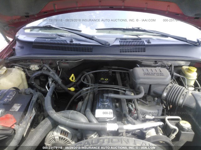 1J4GW48S34C298651 - 2004 JEEP GRAND CHEROKEE LAREDO/COLUMBIA/FREEDOM მუქწითელი ფოტო 10