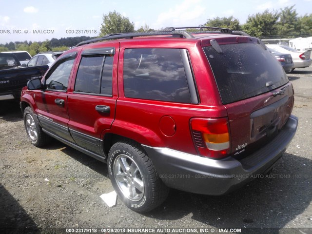 1J4GW48S34C298651 - 2004 JEEP GRAND CHEROKEE LAREDO/COLUMBIA/FREEDOM მუქწითელი ფოტო 3