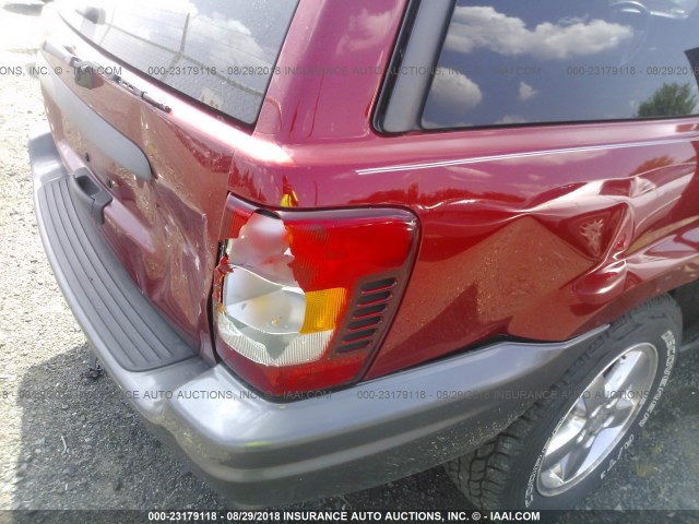 1J4GW48S34C298651 - 2004 JEEP GRAND CHEROKEE LAREDO/COLUMBIA/FREEDOM მუქწითელი ფოტო 6