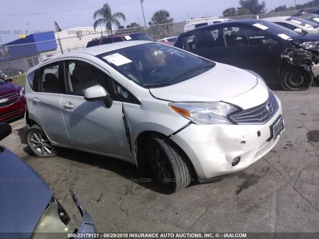 3N1CE2CP1EL409639 - 2014 NISSAN VERSA NOTE S/S PLUS/SV/SL WHITE photo 1