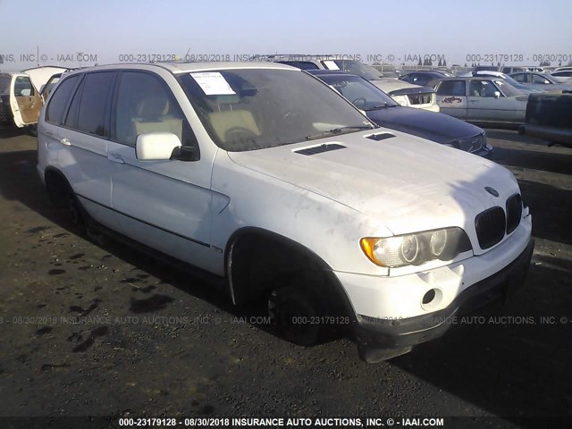 WBAFA53541LM66877 - 2001 BMW X5 3.0I WHITE photo 1