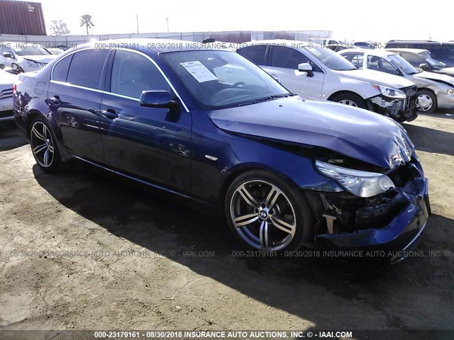 WBANW13568CZ71402 - 2008 BMW 535 I BLUE photo 1