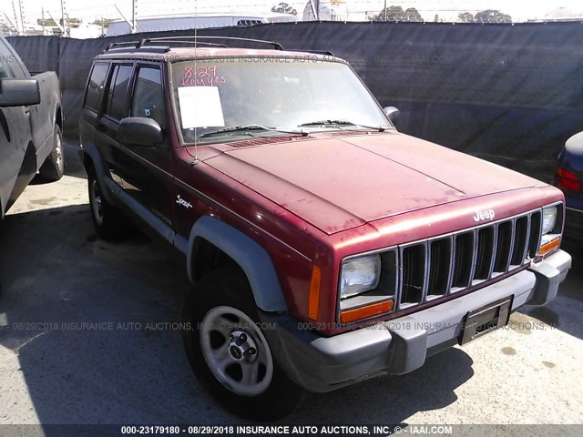 1J4FT68S2WL160957 - 1998 JEEP CHEROKEE SPORT/CLASSIC Czerwony zdjęcie 1