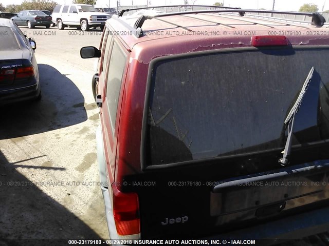 1J4FT68S2WL160957 - 1998 JEEP CHEROKEE SPORT/CLASSIC Czerwony zdjęcie 3