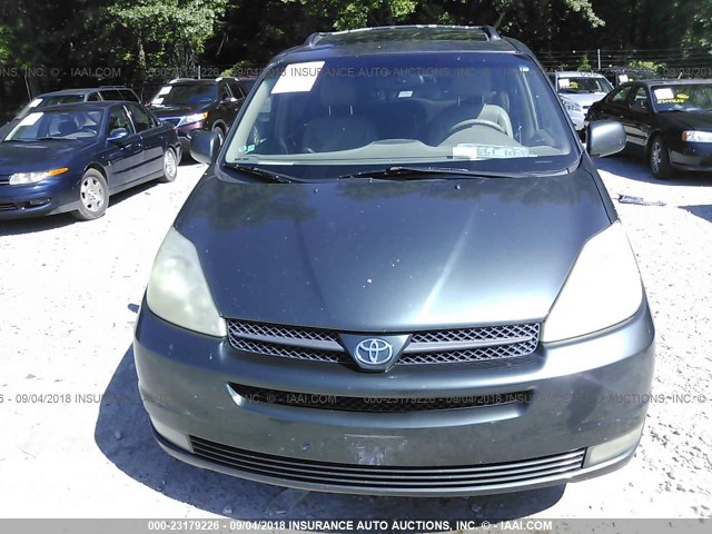 5TDZA22C54S078168 - 2004 TOYOTA SIENNA XLE/XLE LIMITED GREEN photo 6