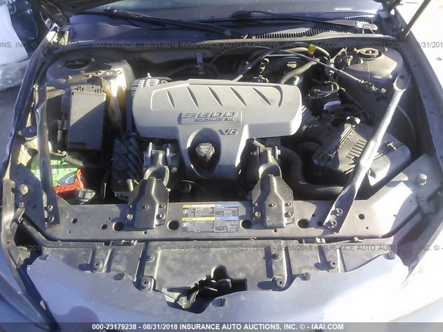 2G2WP552581133368 - 2008 PONTIAC GRAND PRIX GRAY photo 10