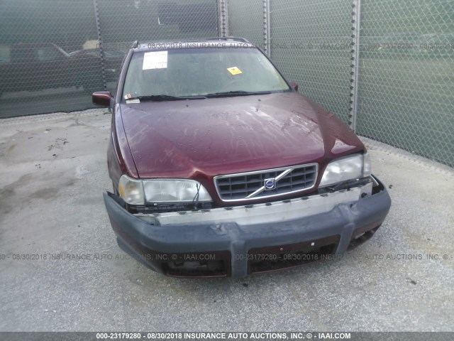 YV1LZ56D7Y2653574 - 2000 VOLVO V70 XC/SE BURGUNDY photo 6