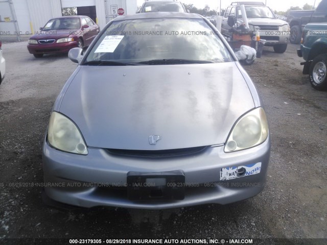 JHMZE1377YT005499 - 2000 HONDA INSIGHT SILVER photo 6