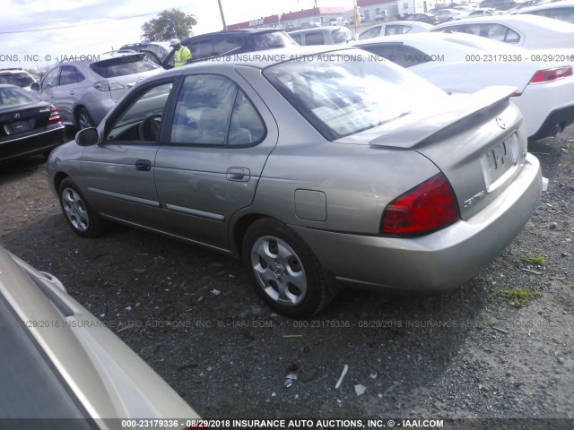 3N1CB51A85L503848 - 2005 NISSAN SENTRA 1.8S TAN photo 3