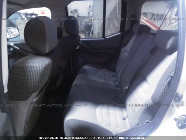 5N1AN08W66C540924 - 2006 NISSAN XTERRA OFF ROAD/S/SE SILVER photo 8