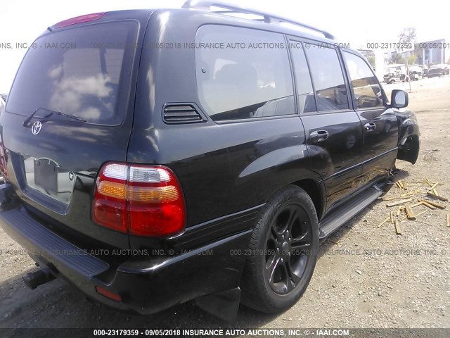 JT3HT05J3Y0091504 - 2000 TOYOTA LAND CRUISER  BLACK photo 4