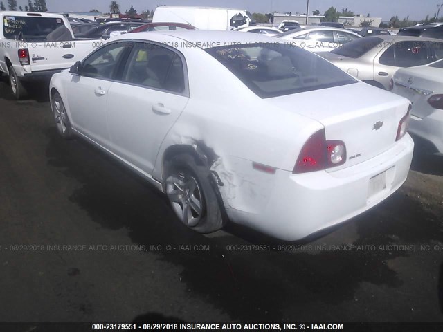 1G1ZA5E15BF356228 - 2011 CHEVROLET MALIBU LS 白色 照片 3