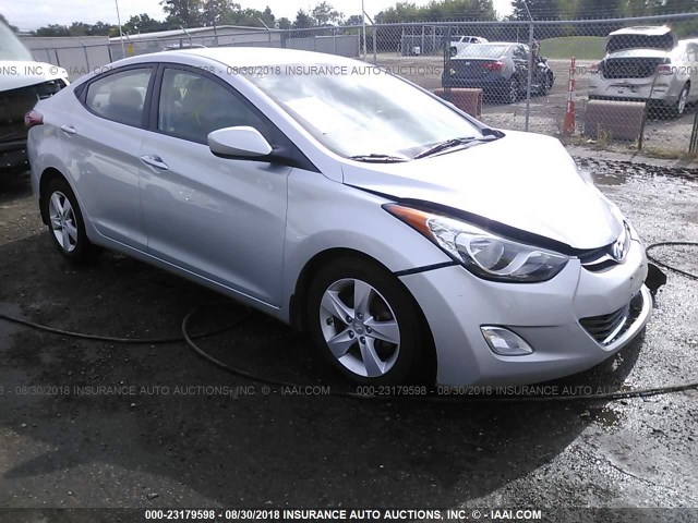 5NPDH4AE2DH328637 - 2013 HYUNDAI ELANTRA GLS/LIMITED SILVER photo 1