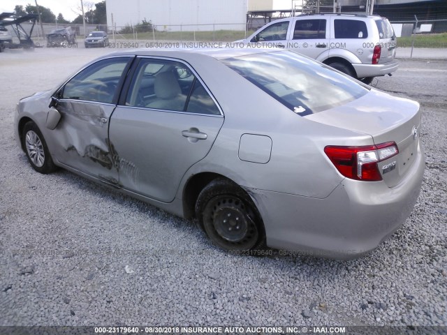 4T1BF1FK3EU814564 - 2014 TOYOTA CAMRY L/SE/LE/XLE Bej foto 3