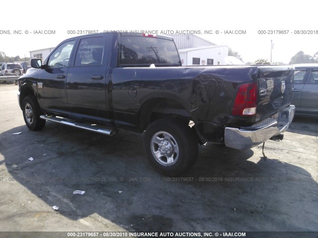 3C6TD5CT9CG321367 - 2012 DODGE RAM 2500 ST BLACK photo 3